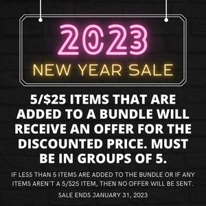 5/$25 Sale